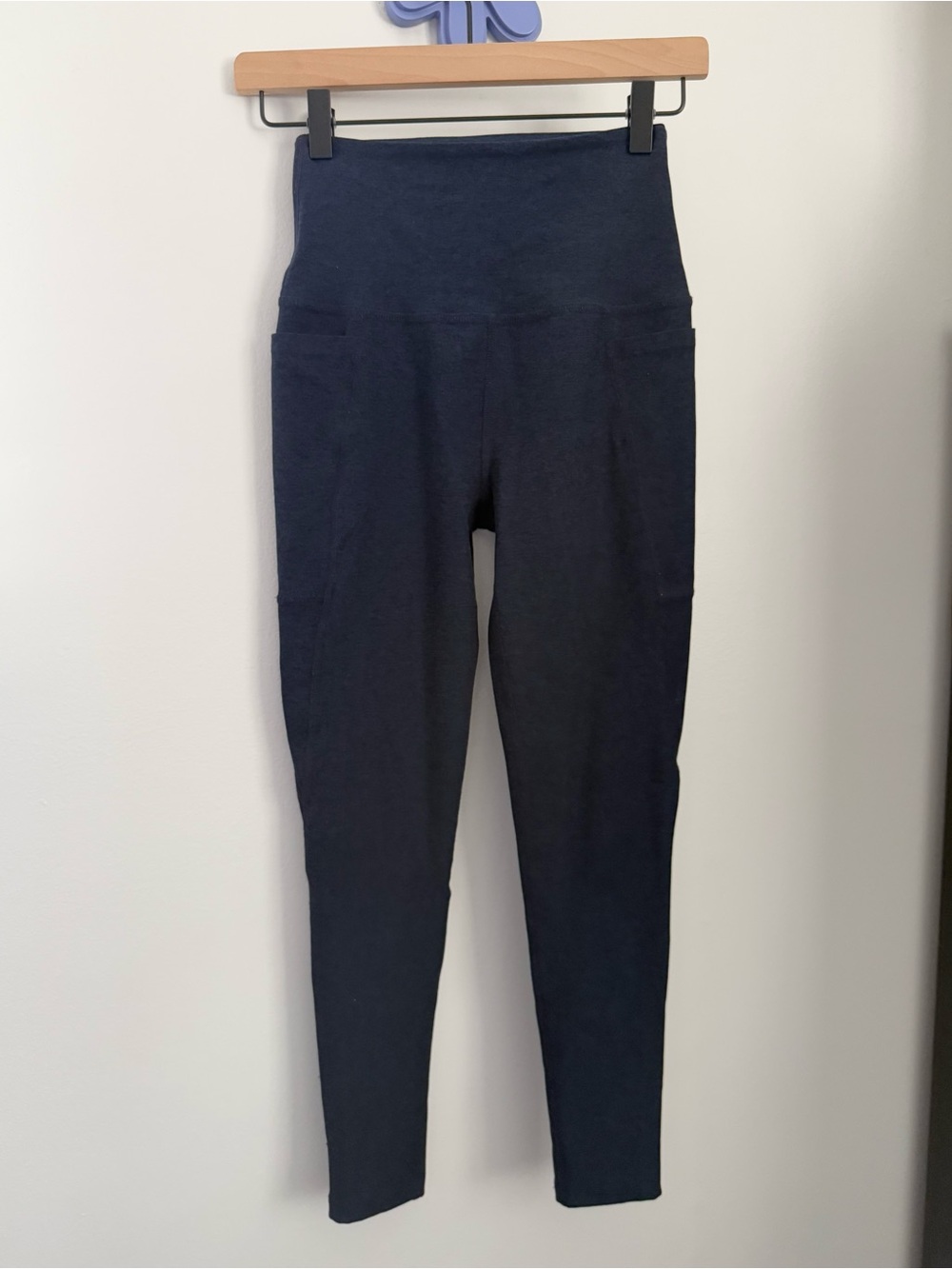 Beyond Yoga Small Spacedye Out Of Pocket High Waist Leggings Navy